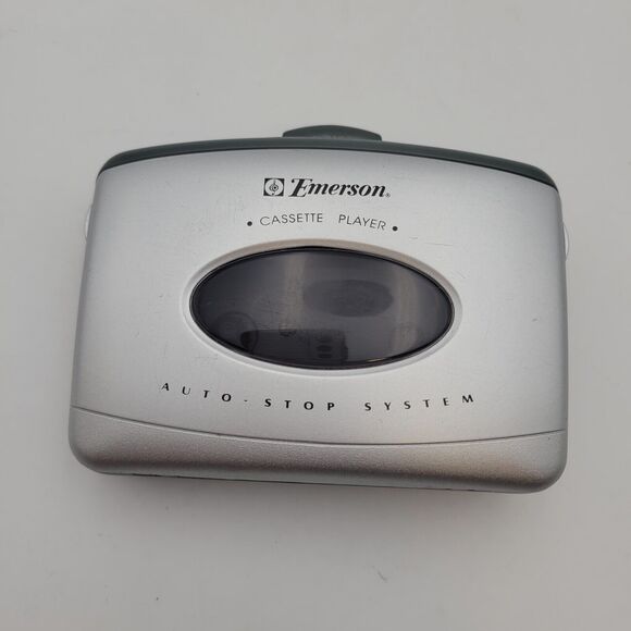 Vtg Emerson Personal Portable Cassette Player Model EW71 - Picture 9 of 9